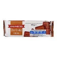 Bolacha Amanchecer Shortcake cacau 185g