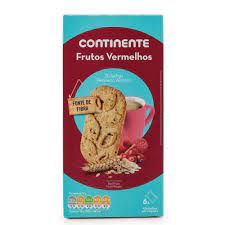 BOLACHA PEQUENO ALMOCO FRUTOS VERMELHOS CONTINENTE 300G