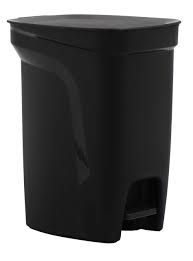 TRAMONTINA DELTA COMPACT TRASH CAN 7L BLK#92851/009