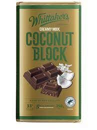 whittakers coconut block
