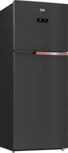 BEKO FRIDGE 401L INVERTER 2-DOOR ,DARK INOX #RDNT401E50VK