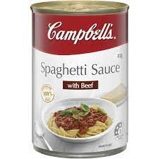 Campbells Spaghetti Sauce Beef 410g