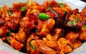 C3 sambal chicken 叁把鸡丁