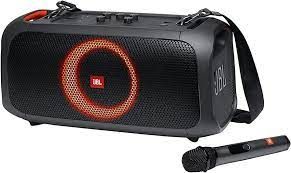 JBL POWERFULL PORTABLE BLUETOOTH SPEAKER W/DYNAM AMIC LIGHT # PARTYBOX ON THE GO