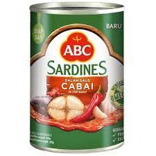 ABC Sardines 425g Cabai