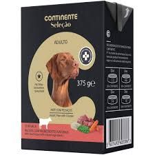continente Adulto pate  com pedacos vaca 375g