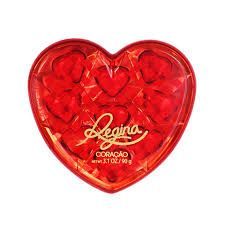 Bombom coracao regina choc leite/ amendoa 90g