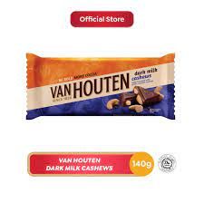 Van Houten Dark milk  43% Cashews 140g