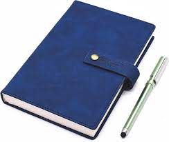 business notebook Blue