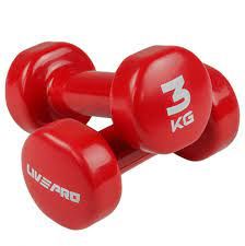 GYM VINYL DUMBBEL 3KG # TZ-3004