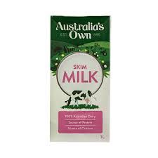 'Australia own skim milk 1l
