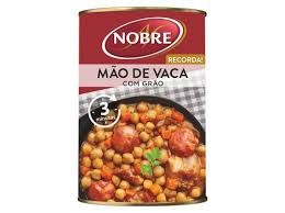 Pratos nobre - mao de vaca com grao lata 420g