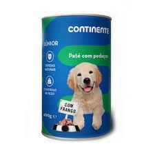 Continente Pate Alimento Cao Junior com frango 400g