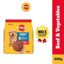 pedigree adult beef & vege 500g