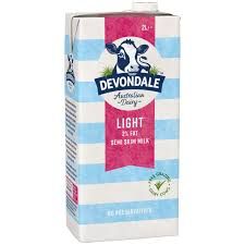 Devondale light 2%fat semi skim milk