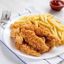 Crispy chicken & french fries (vinill)