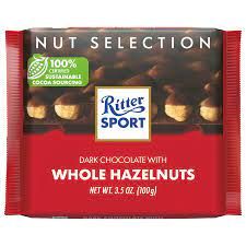 Ritter Sport Dark Whole hazelnuts 100g
