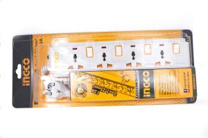 Extention Socket 4hole + Swich + cable 