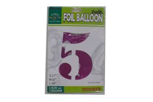 Ballon Number (purple)