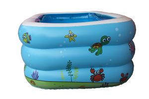 family swimming pool ( ocean blue, 3 rings ) 150cm *100cm *50cm