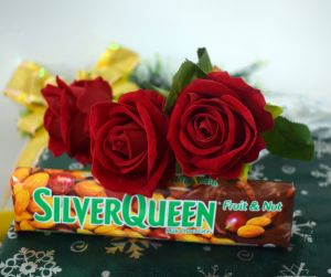 Red Rose With SilverQueen(fruit & nut)