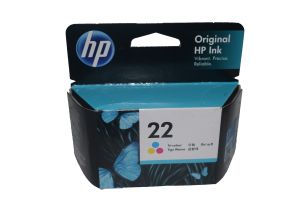 Original Hp ink Tri-colour 22