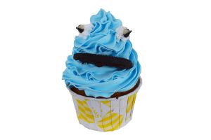 Blue Frog Cupcake 