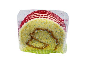 Strawberry cream roll per slice 
