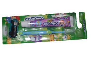 Kodomo toothpaste set with toy 