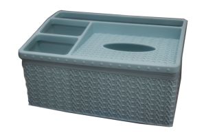 Plastic multi-functional  tissue box 