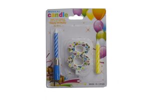 Musical candle N0.8