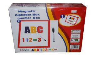 Magnetic Alphabet Box  Number Box