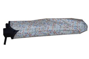 UV- protected  ( dark material inside) umbrella 