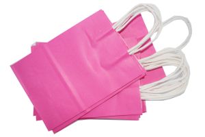 Pink Paper Bag / Pac (12pcs)