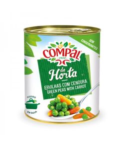 Compal da Horta Ervilhas com Cenoura 845g