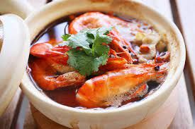 Claypot Crunken Prawn 