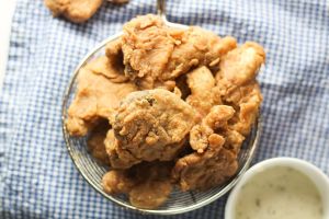 Fried oyster mushroom
