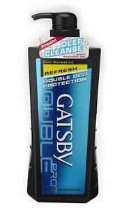 gatsby body wash  dubble deo shield origial 250ml 
