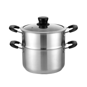 STAILESS STEEL SOUP POTS @5 22CM