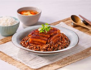 Steamed Pork & Preserved vegetable with rice