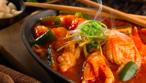 Hot Plate Sambal Squid