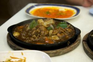 Hot Plate Sliced Pork meat