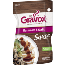 GRAVOX SAUCE LQD MUSHROOM & GARLIC 165g