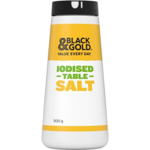 Black & Gold salt table iodised 500g