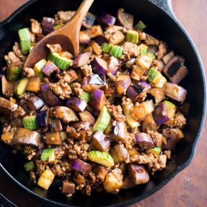 Egg Plant Minced Pork