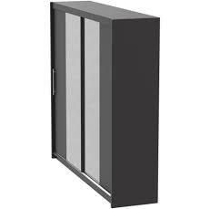 CARRARO WARDROBE 2 DOOR  & 2 DRAWER W/MIRROR  WHITE/NOCE  1305X2100520MM #  1143/30860 