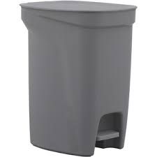 TRAMONTINA DELTA COMPACT TRASH CAN GRAY #92851/210