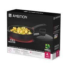 ambition ultimo pot/temperature indicator &Lid 28CM/5,8L
