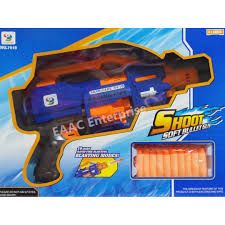 SOFT BULLET GUN x4 shoot