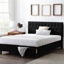 OSHI MEDUSA BED FRAME 160X200CM BLACK VELVET